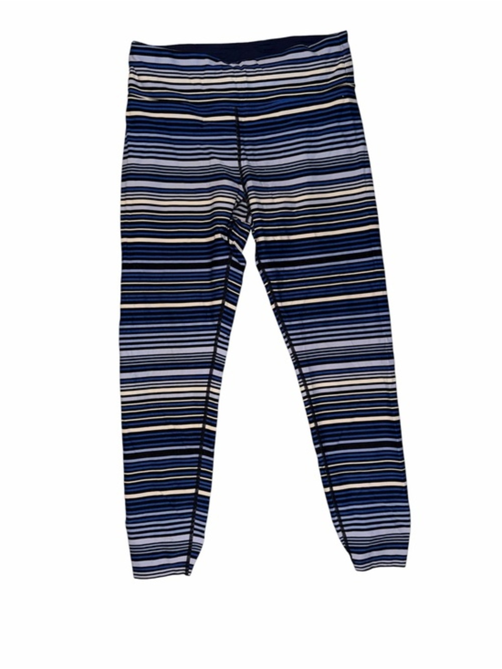 Calvin Klein NWOT Blue and White Striped Leggings